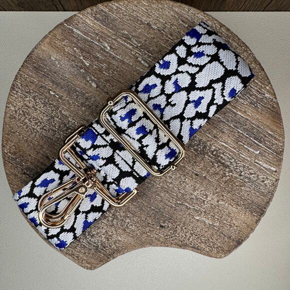 Wide Animal Print Purse Strap Adjustable Crossbody Guitar Strap NEW FAST SHIP - Picture 4 of 4